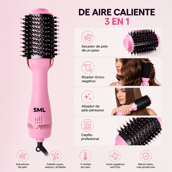 Cepillo Secador De Aire Voluminizador