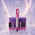 Secador de cabello Eléctrico 5 en 1 con Estuche (Color Surtido)