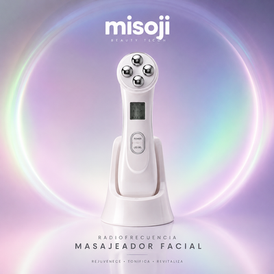 Masajeador Facial Misoji con Radiofrecuencia