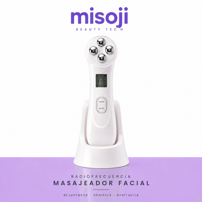 Masajeador Facial Misoji con Radiofrecuencia