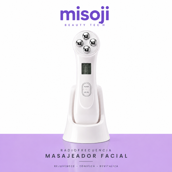 Masajeador Facial Misoji con Radiofrecuencia