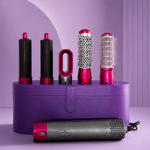 Secador de cabello Eléctrico 5 en 1 con Estuche (Color Surtido)
